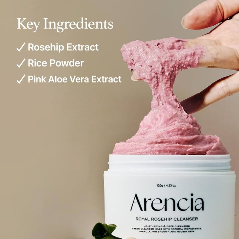 Arencia - Fresh Rosehip Rice Mochi Cleanser