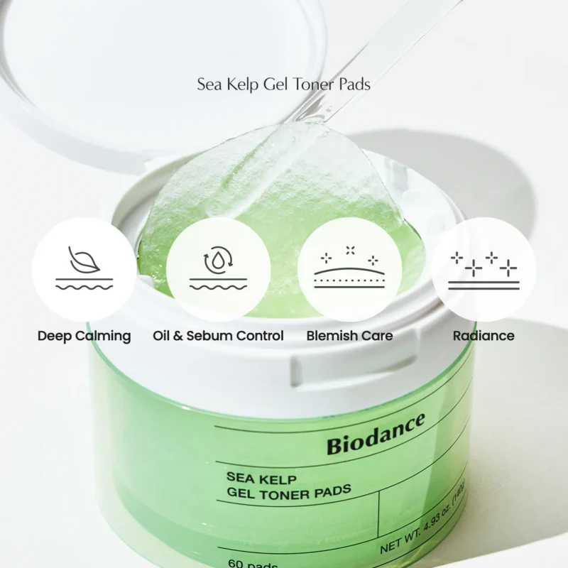 Biodance Sea Kelp Gel Toner Pads 60pcs - Image 3
