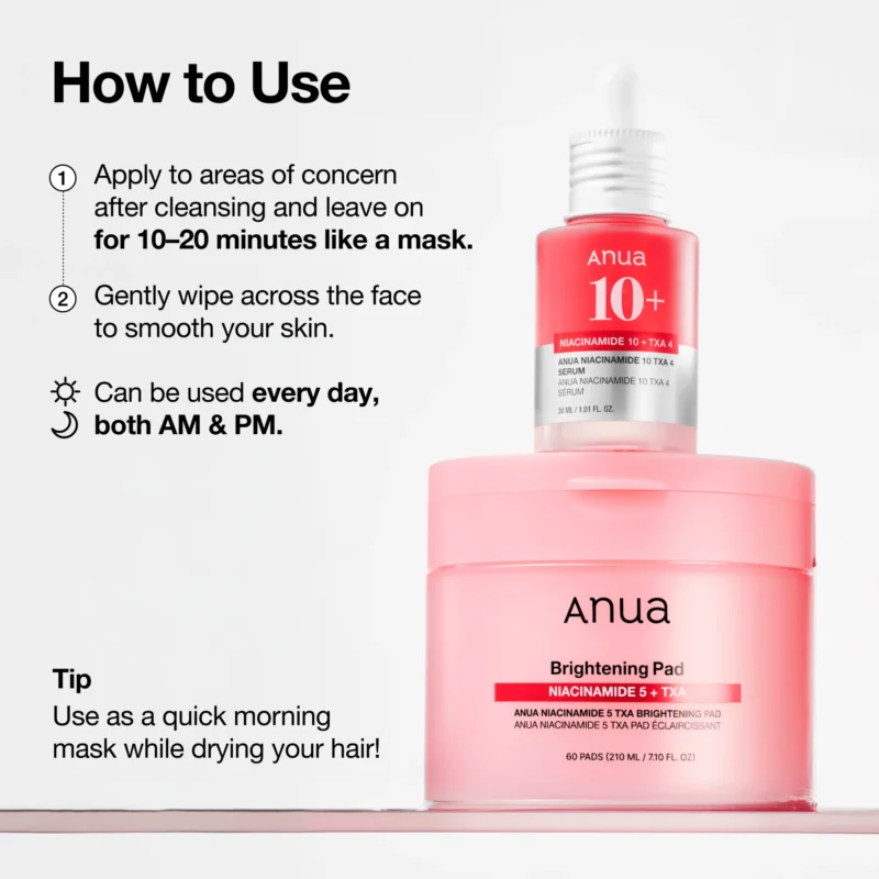 Anua Niacinamide 5 TXA Brightening Pads