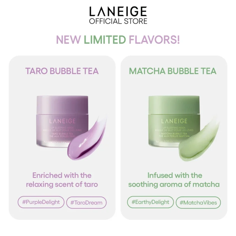 LANEIGE Lip Sleeping Mask Matcha Bubble Tea 20g - Image 2