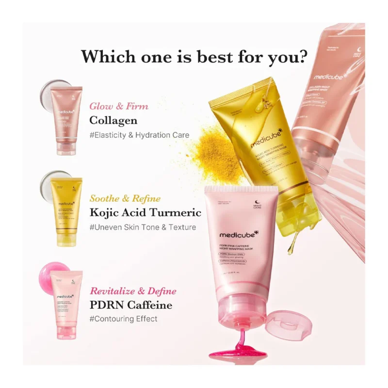 Medicube PDRN Pink Caffeine Night Wrapping Mask 75ml