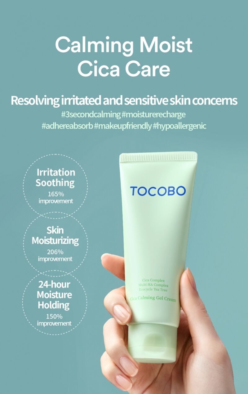 Tocobo Cica Calming Gel Cream 75ml - Image 3