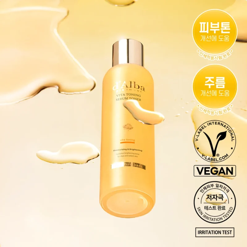 D'Alba Vita Toning Serum Toner 180ml — изображение 2
