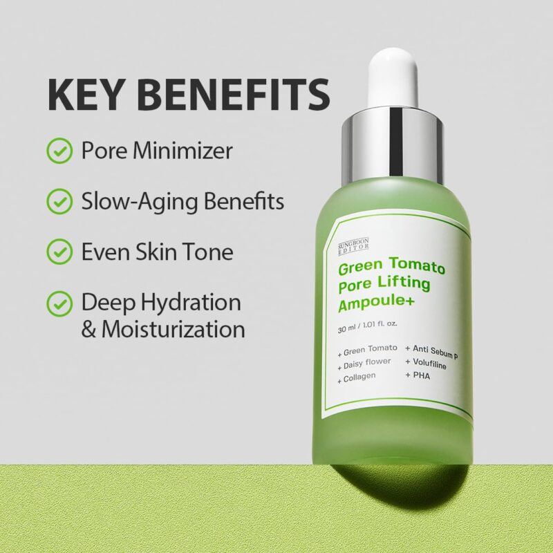 SUNGBOON EDITOR Green Tomato Pore Lifting Ampoule
