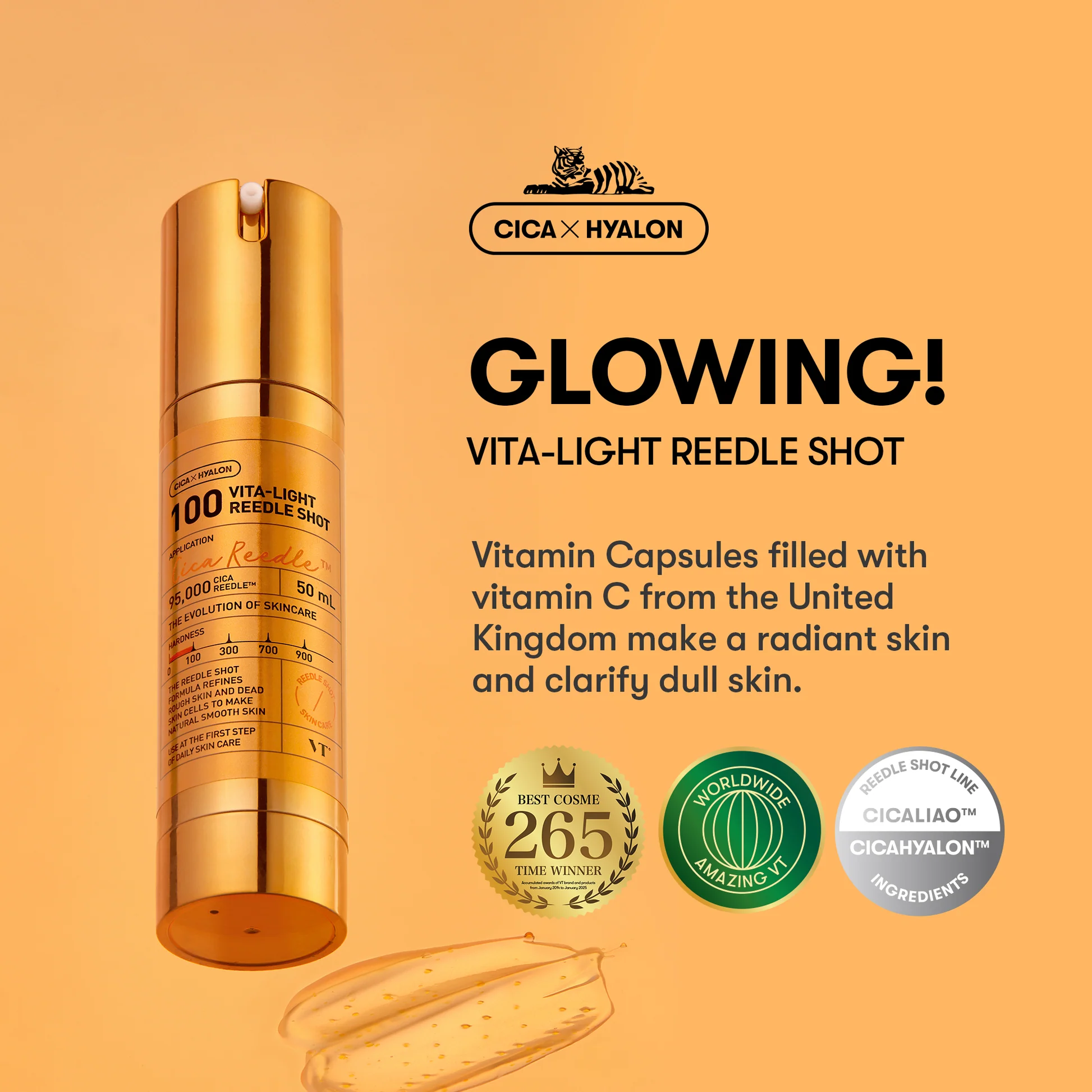 VT Vita-light reedle shot 100 seruma pastiprinātājs 50ml — изображение 2