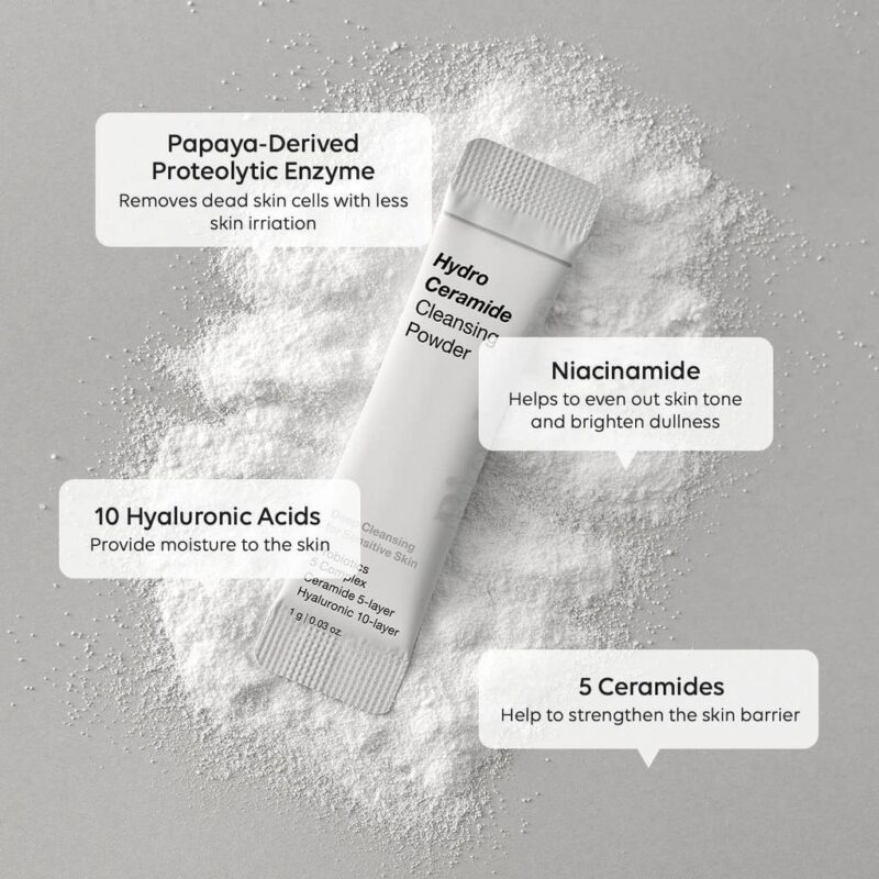 Maiga attīroša enzīmu pūdera Biodance Hydro Ceramide Cleansing Powder 30ea - Image 3