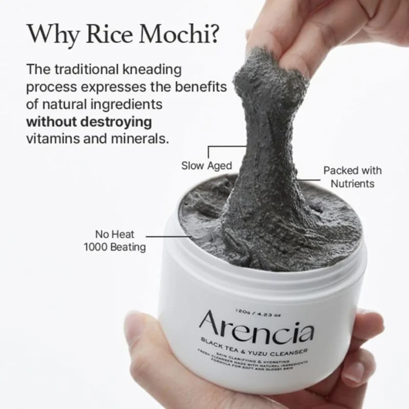 Arencia Black Tea Rice Mochi