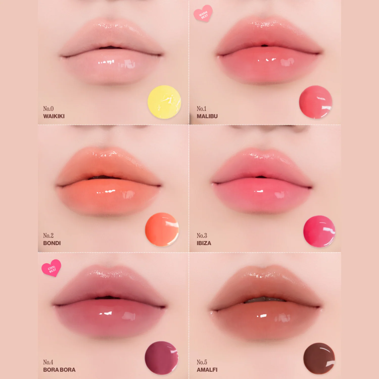 Unleashia Sunset Dazzle Gloss Balm balzams-gloss lūpām 10g - Image 2