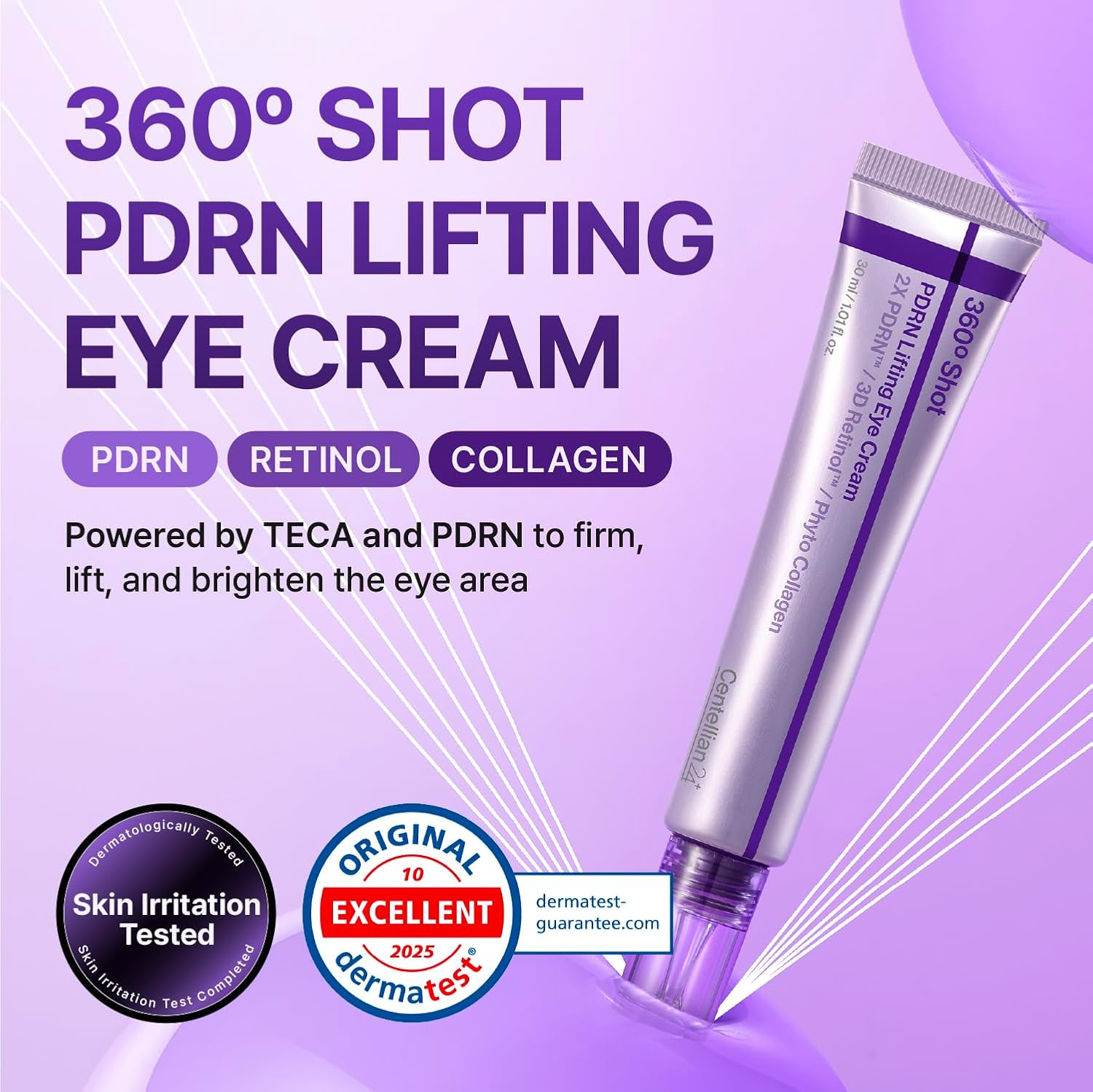 Centellian24 N360 Lifting Eye Cream liftinga krēms ādas ap acīm ar atjaunojošu efektu 30ml - Image 2
