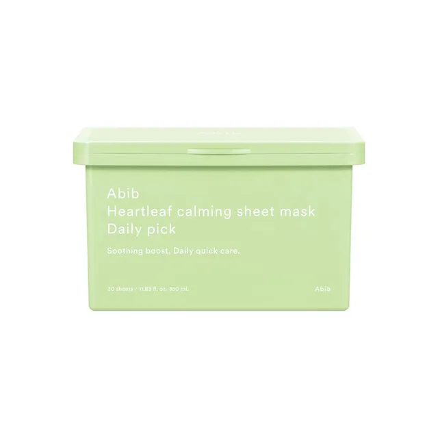 Abib Heartleaf Calming Sheet Mask Daily Pick