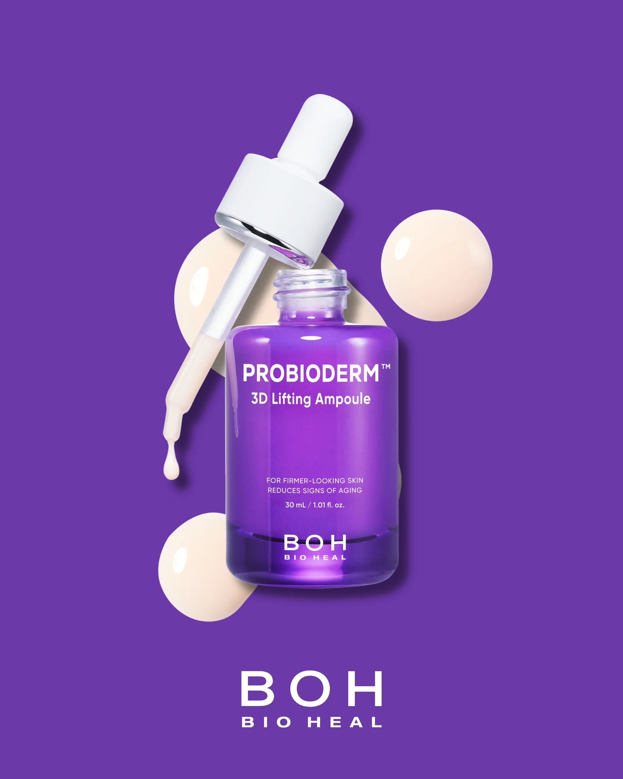BIOHEAL BOH Probioderm 3D Lifting Ampoule ampula sejas ādas nostiprināšanai un liftingam 30 ml - Image 2