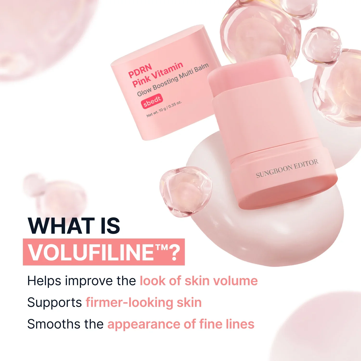 Sungboon Editor PDRN Pink Vitamin Glow Boosting Multi Balm