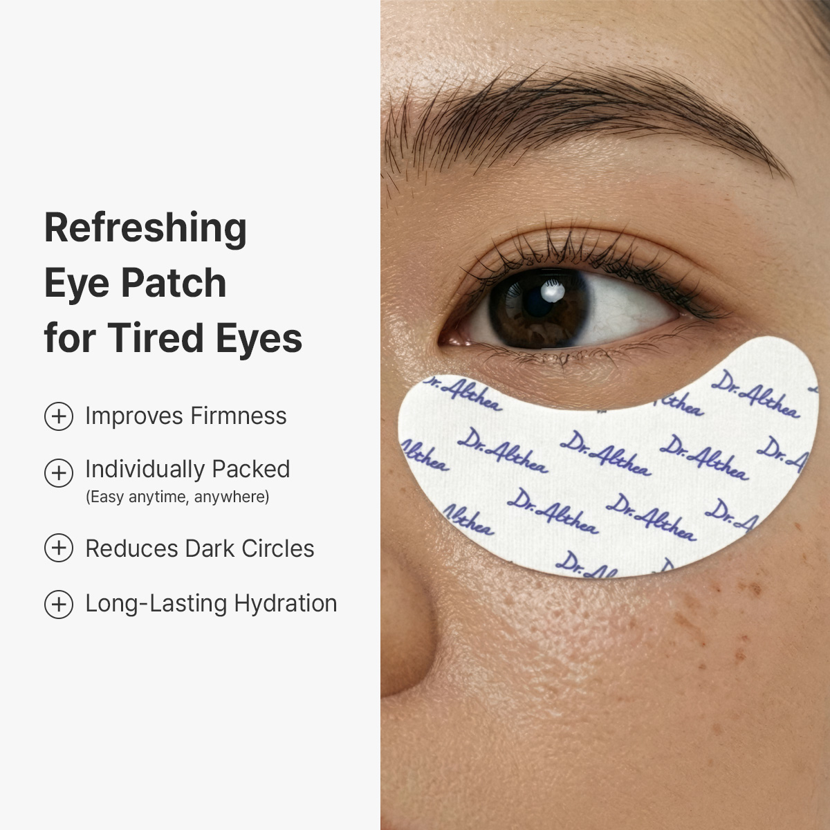 Dr.Althea Hydra Caffeine Eye Patch hidrogela acu patči ar kofeīnu un peptīdu kompleksu 8 gab - Image 3